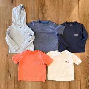 Lot of 5 Vineyard Vines 2T shirts